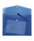 Dokumententasche Cristal - Serie 56422E, A4 quer, blau, Polypropylen (PP), Klettverschluss