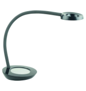 LED-Schreibtischlampe Skyline, schwarz, mit Standfuß, dimmbar