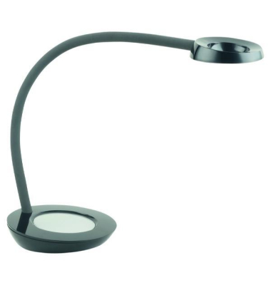 LED-Schreibtischlampe Skyline, schwarz, mit Standfu&szlig;, dimmbar