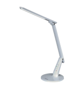 LED-Schreibtischlampe ZIG B, weiß, mit Standfuß, dimmbar