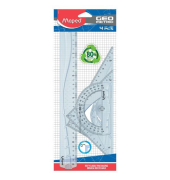 Geometrie-Set 242767, 4-teilig, transparent