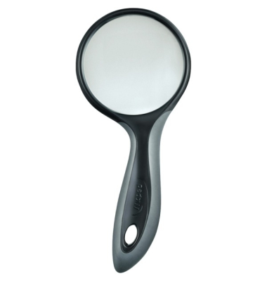 Lupe 539300, mit Griff, Ø 75mm, Vergrößerung 3-fach, schwarz Lupe 539300, mit Griff, Ø 75mm, Vergrößerung 3-fach, schwarz
