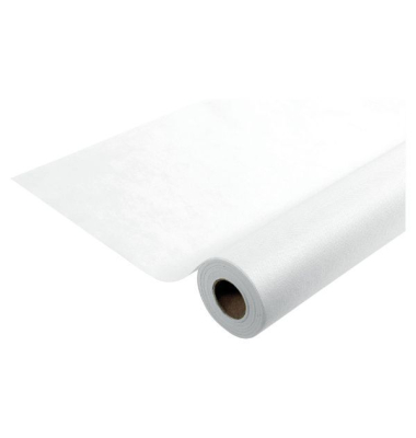 Rollentischdecke, 25 m, weiß Rollentischdecke, 25 m, weiß