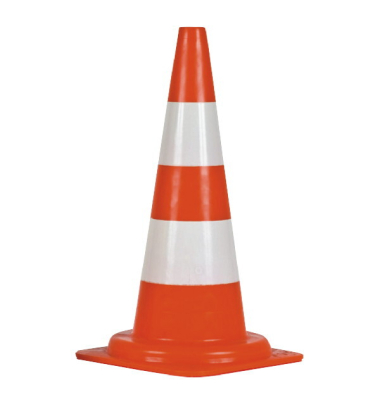 Verkehrsleitkegel CSC501, Höhe: 490mm, rotweiß