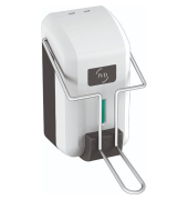 Cleanline Spender mit Armhebel für Geldesinfektion, weiß