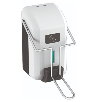 Cleanline Spender mit Armhebel für Geldesinfektion, weiß