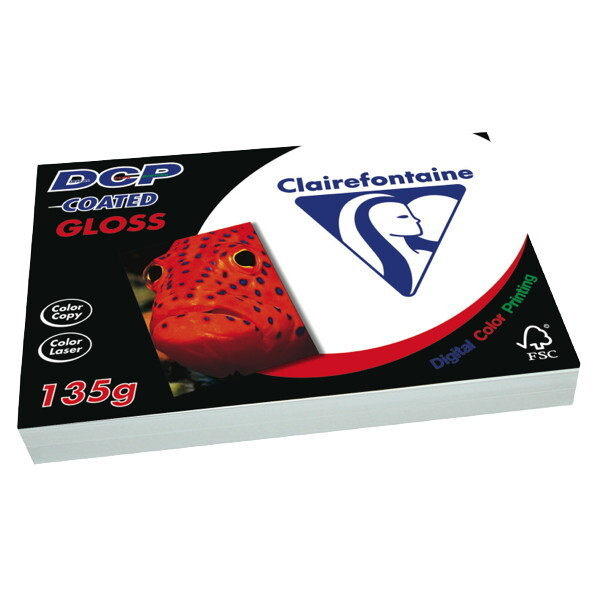 3329680684100 - Farblaserpapier DCP Coate 6841C A4 135g weiß glänzend 3329680684100 250 Stück