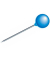 Markierungsnadeln 14302E, 4 x 15mm, blau