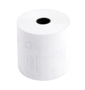 Thermorolle, 1fach, 57mmx44m, Kern-Ø: 12 mm, 55 gm², weiß