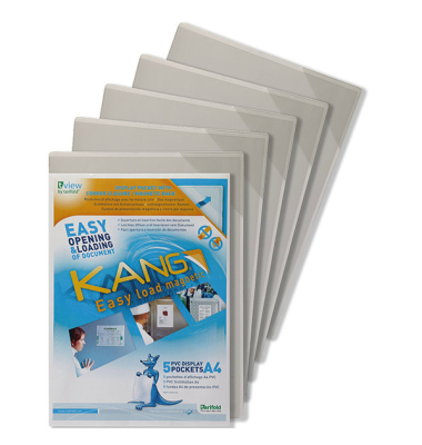 Infotasch 194690 Kang A4, magnetisc Rückseite, klar