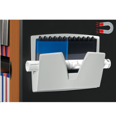 Wandhal magneti Maße: 361 x 270 x 86 mm (B x H xT), hellgrau Wandbriefkorb