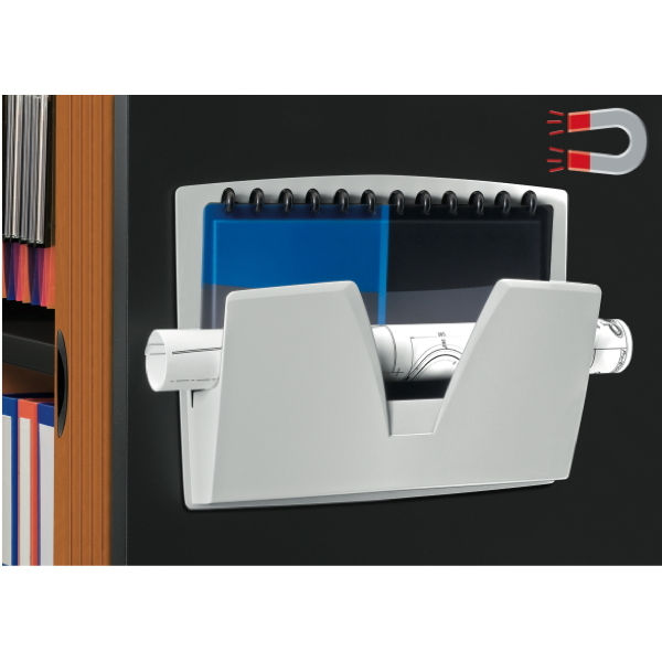 3462151703617 - Wandhal magneti Maße 361 x 270 x 86 mm (B x H xT) hellgrau Wandbriefkorb 3462151703617 Cep