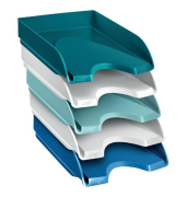 Briefko Riviera A4, 348x257xH66mm, farblich sortiert
