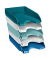 Briefko Riviera A4, 348x257xH66mm, farblich sortiert