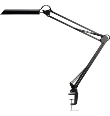 LED-Schreibtischlampe, schwarz, mit Standfuß, dimmbar