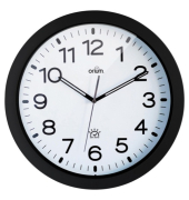  Wanduhr 2110970011, schwarz/weiß, 36cm, rund, analog