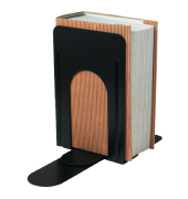 Buchstützen T23092 15x20,7x23cm (BxTxH) Metall schwarz