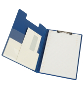 Klemmbrettmappe PP-F01, A4, blau, Polypropylen (PP)