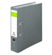 Ordner Grüner Balken 11310992, A4 80mm breit Karton Wolkenmarmor schwarz