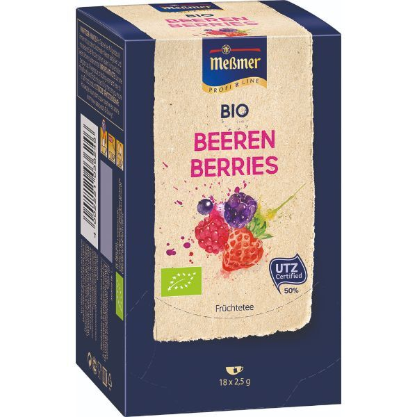 4002221036246 - Früchtetee Bio Beeren Früchtetee süß-säuerlich Beutel kuvertiert 4002221036246 Meßmer 18 Stück