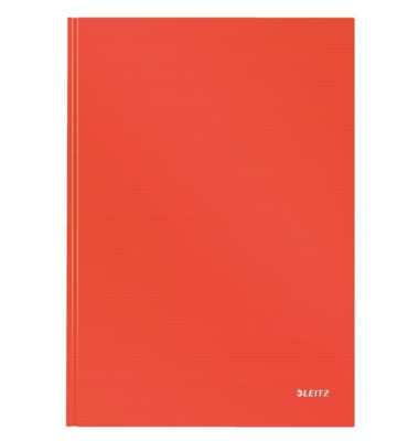 Notizbuch 4664-00-20, rot, A4, kariert, 90g, 80 Blatt / 160 Seiten