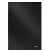 Notizb 4664 Solid, A4, karier glänzen laminie 80 Bl, schwarz