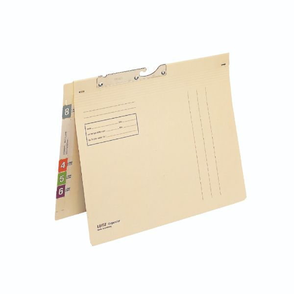 4002432409396 - Pendelhefter 2138-00-11 A4 chamois Recyclingkarton 260g 4002432409396 50 Stück