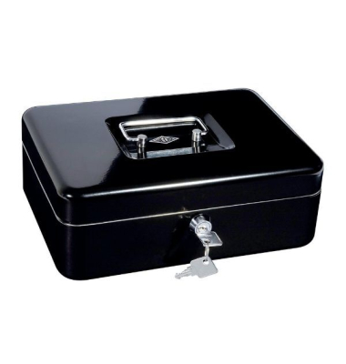 Geldkassette 145321, Maße: 250 x 180 x 90mm, schwarz Geldkassette 145321, Maße: 250 x 180 x 90mm, schwarz