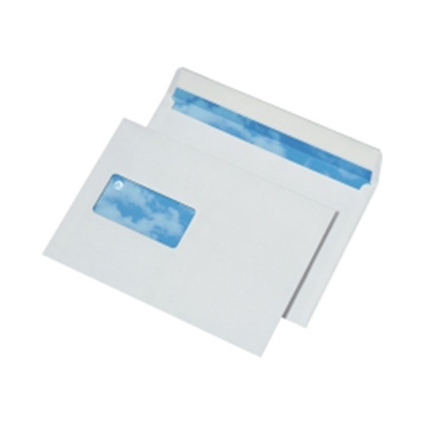 4003928757366 - Versandtaschen Nautilus 30007313 lange Seite offen C5 mit Fenster haftklebend 80g weiß 4003928757366 500 Stück