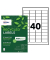 Etikett LR7654-100 Recyclin Adress-E 45,7x25,4mm
