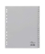 Kunststoffregister 652010, A bis Z, A4, 120µm, graue Taben, 20-teilig