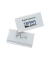Namensschild, mit: Wellennadel, Kunststoff, 75 x 40 mm, transparent
