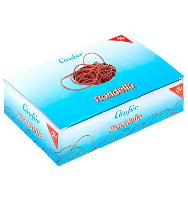 Gummiringe 501042, Nr.10, Durchmesser: 65mm, rot, 500g