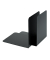 Buchstützen 4302-11 12,5x14x14cm (BxTxH) Metall schwarz