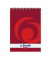 Notizblock 110536, kariert, A5, 60g, rot, 50 Blatt