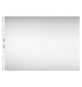 Prospekthüllen 5813100 dokumentenecht, mit Lochrandverstärkung, A3 quer transluzent genarbt, oben offen, 0,08mm