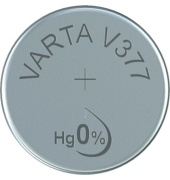 Knopfzelle, Silberoxid, SR66, V377, 1,55V, 27 mAh