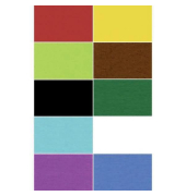 Fotokarton 3863299, farbig sortiert, 50x35cm, 300g