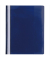 Schnellhefter 439907B, A4+, blau, Polyvinylchlorid (PVC), Vorderdeckel transparent