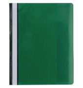 Schnellhefter Classic 439915B, A4+, gr&uuml;n, Polyvinylchlorid (PVC), 80g, Vorderdeckel transparent