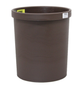 Papierkorb 201S, Fassungsvermögen: 18 Liter, braun
