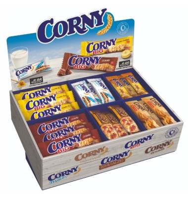 Müsliriegel Corny Bestseller, 7 Sorten