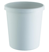 Papierkorb H61058  18 Liter, hellgrau schwer entflammbar