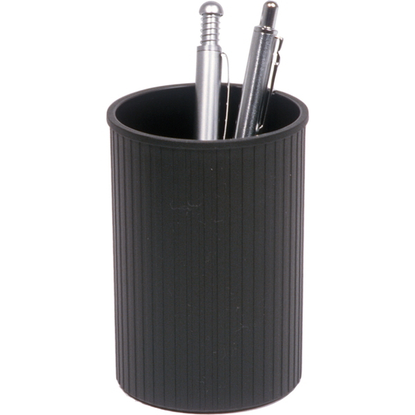 Helit Stifteköcher H6390795, Linear, schwarz 4012086043273 Helit
