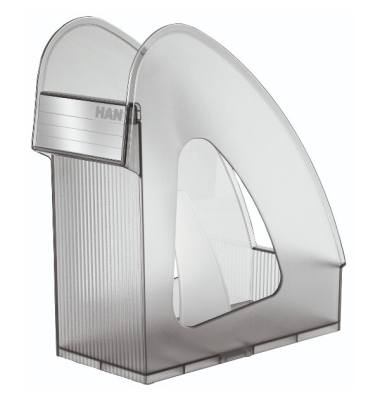 Stehsammler GALAXY 1613-69, A4/C4, grau transluzent, Kunststoff, 123mm