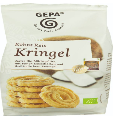 Bio Kokos Reis Kringel, 125g