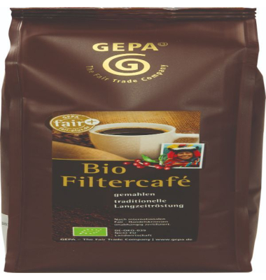 Filter Kaffee 895908 Gepa, BIO& FAIR, 500 Gramm