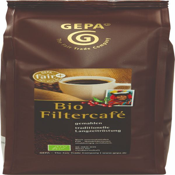 4013320246443 - Kaffee Caffe Crema 8950908 500g gemahlen im Vakuumbeutel 4013320246443 Gepa