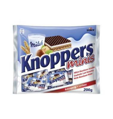 Minis Schokorieg einzeln verpackt, Beutel mit 200g