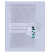 Druckbandbeutel DEBAGRIP, m.Beschr.feld, PE, 0,05 mm, 100 x 150 mm, tr
